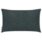 Outdoor Garden Waterproof Rectangle Cushion - Leopard - Teal 50 x 30 cm by Izabela Peters
