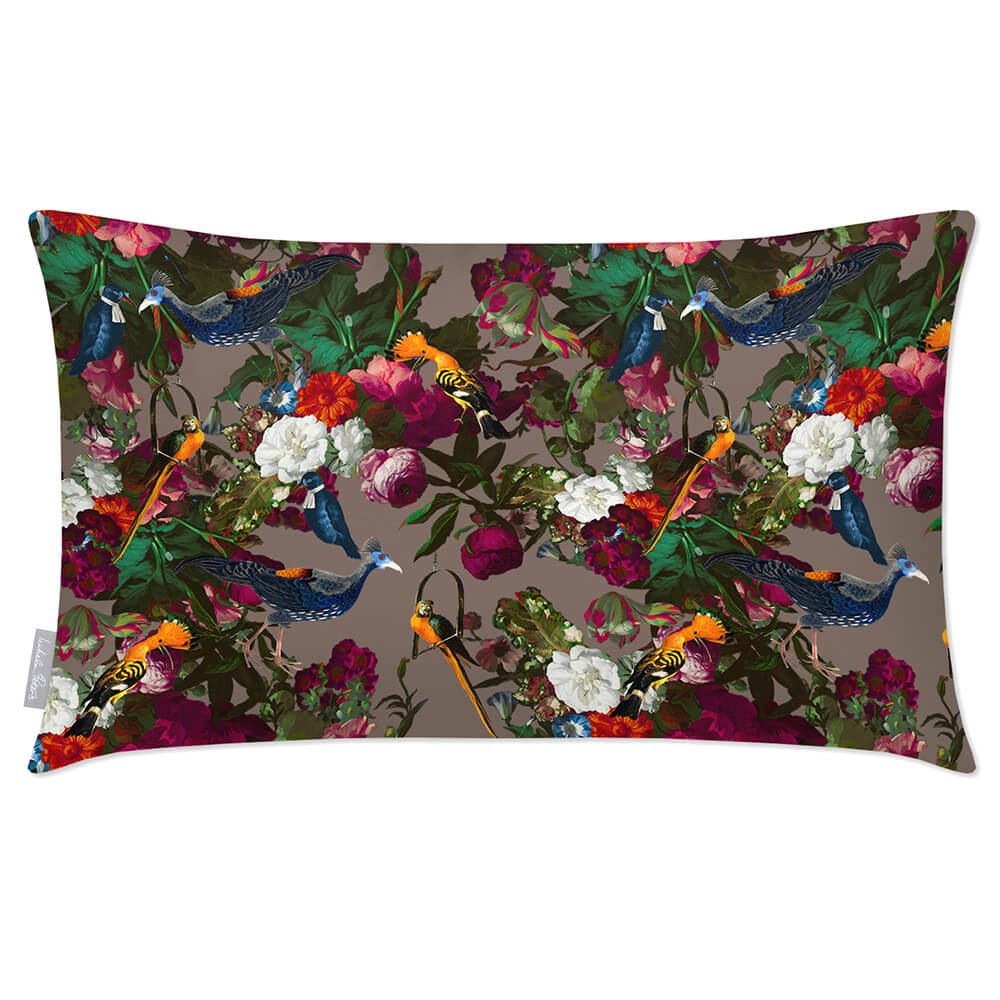 Outdoor Garden Waterproof Rectangle Cushion - Manor House Garden  Izabela Peters Dovedale Stone 50 x 30 cm 