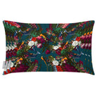 Outdoor Garden Waterproof Rectangle Cushion - Manor House Garden - Teal 50 x 30 cm by Izabela Peters