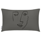 Outdoor Garden Waterproof Rectangle Cushion - Open Face - Beluga 50 x 30 cm by Izabela Peters