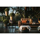 Outdoor Garden Waterproof Rectangle Cushion - Open Face - Burnt Ochre 50 x 30 cm by Izabela Peters