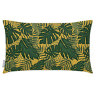 Outdoor Garden Waterproof Rectangle Cushion - Palm Leaf - Mustard 50 x 30 cm by Izabela Peters
