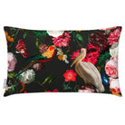 Outdoor Garden Waterproof Rectangle Cushion - Peruvian Paradise - Charcoal 50 x 30 cm by Izabela Peters