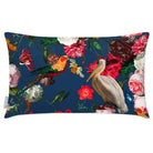 Outdoor Garden Waterproof Rectangle Cushion - Peruvian Paradise - Estate Blue 50 x 30 cm by Izabela Peters