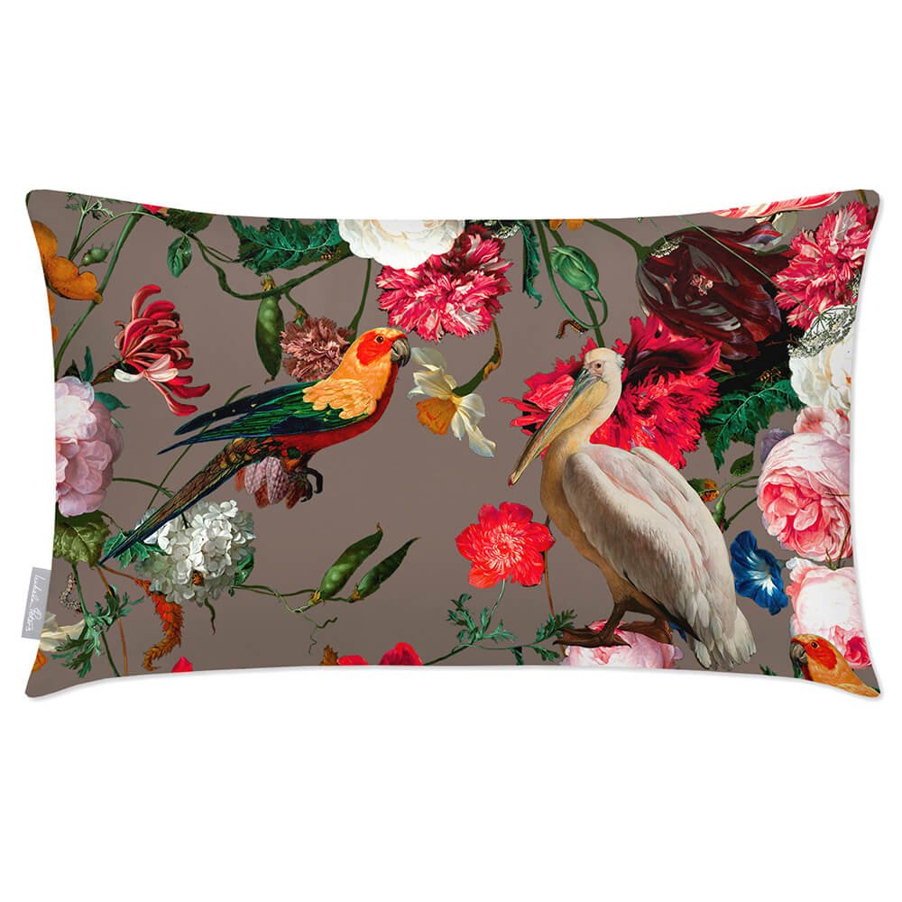 Outdoor Garden Waterproof Rectangle Cushion - Peruvian Paradise  Izabela Peters Dovedale Stone 50 x 30 cm 