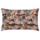 Safari Voyage | Outdoor Garden Waterproof Rectangle Cushion - Rosewater 50 x 30 cm by Izabela Peters