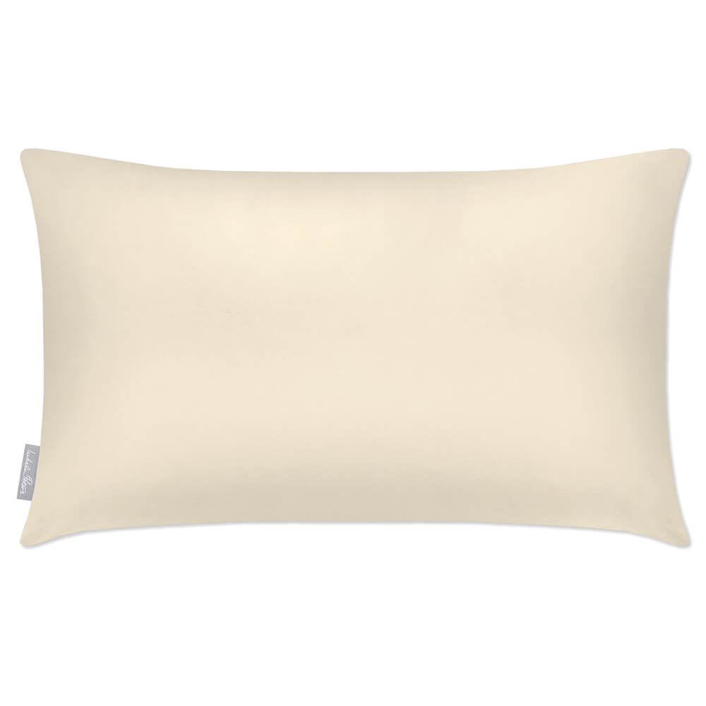 Outdoor Garden Waterproof Rectangle Cushion - Signature Colours  Izabela Peters Ivory Cream 50 x 30 cm 