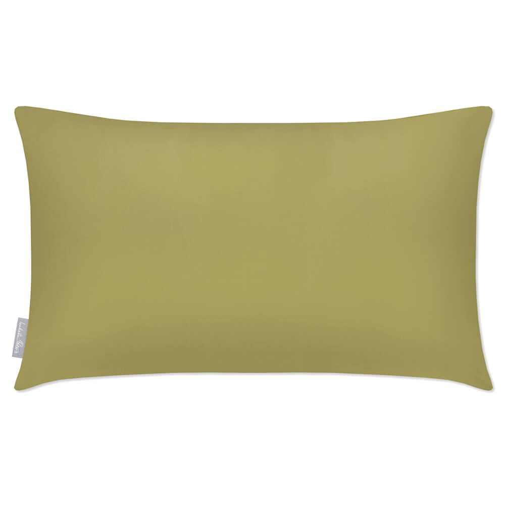 Outdoor Garden Waterproof Rectangle Cushion - Signature Colours  Izabela Peters Golden Lime 50 x 30 cm 