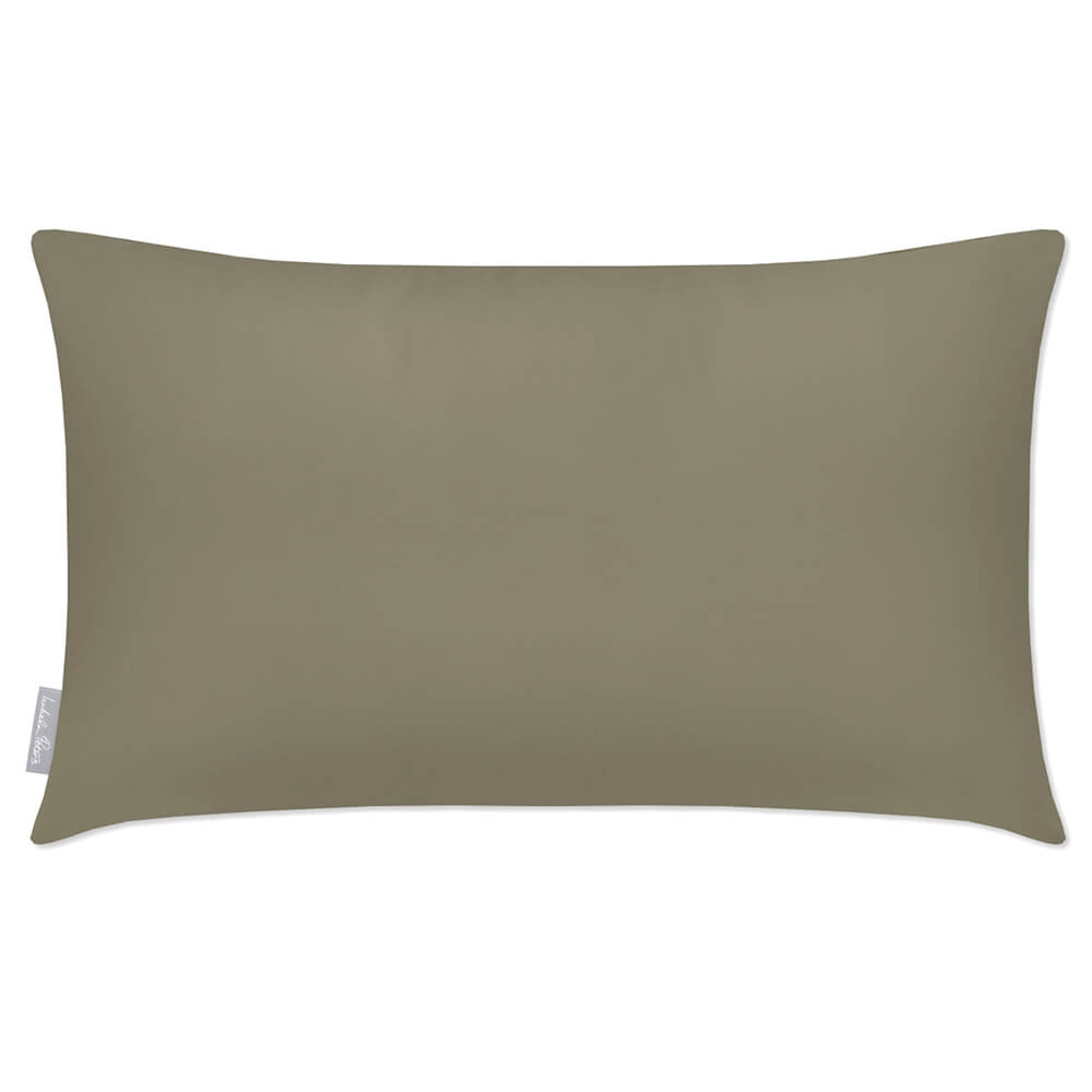 Outdoor Garden Waterproof Rectangle Cushion - Signature Colours  Izabela Peters Martini Olive 50 x 30 cm 