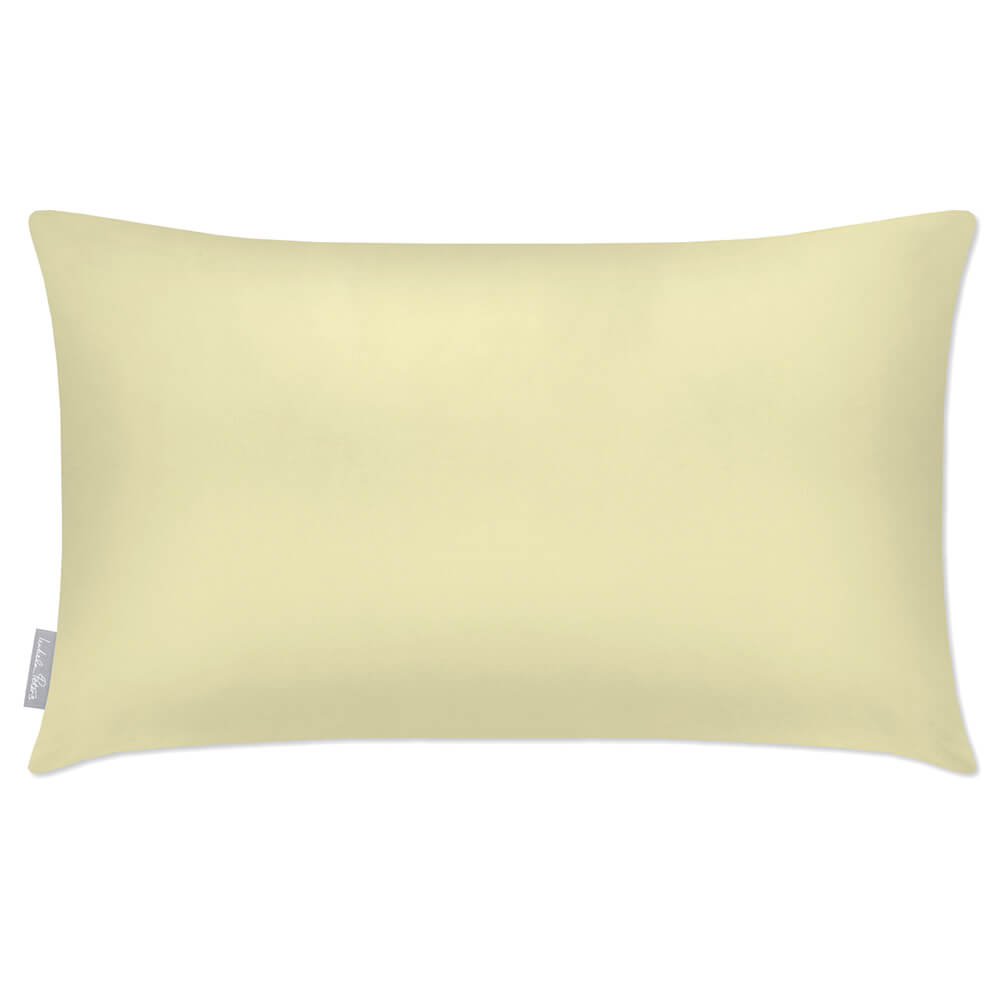 Outdoor Garden Waterproof Rectangle Cushion - Signature Colours - Cream 50 x 30 cm by Izabela Peters