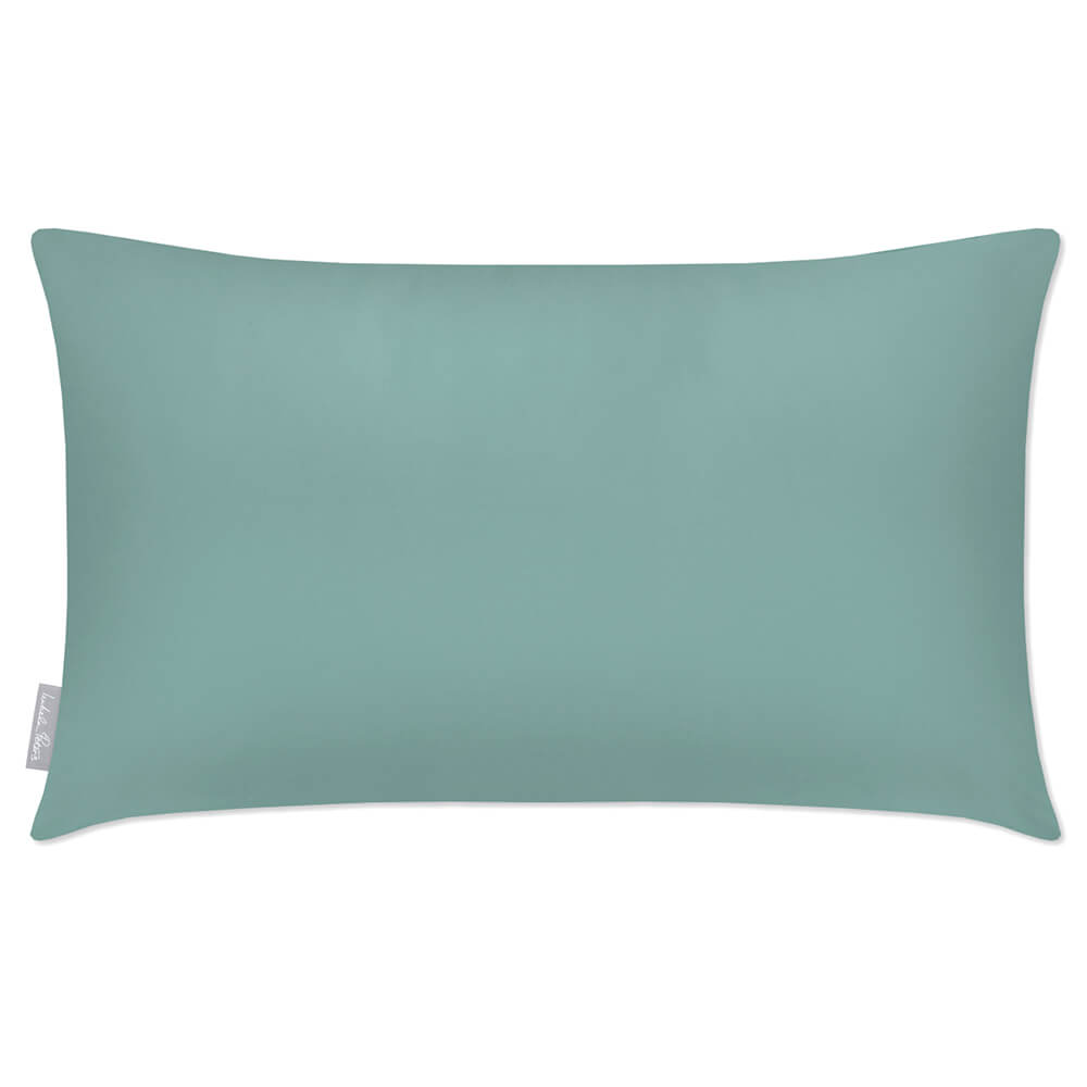 Outdoor Garden Waterproof Rectangle Cushion - Signature Colours  Izabela Peters Blue Surf 50 x 30 cm 