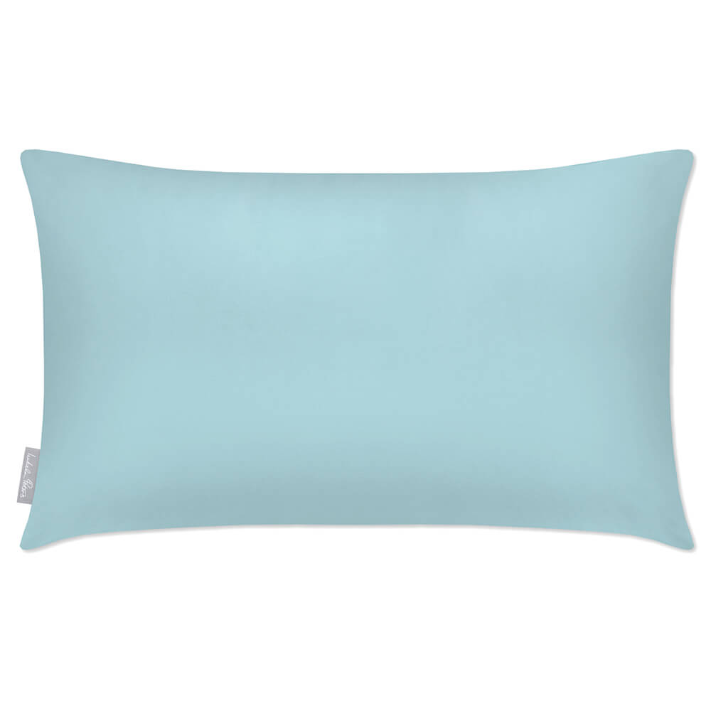 Outdoor Garden Waterproof Rectangle Cushion - Signature Colours  Izabela Peters Celeste Blue 50 x 30 cm 