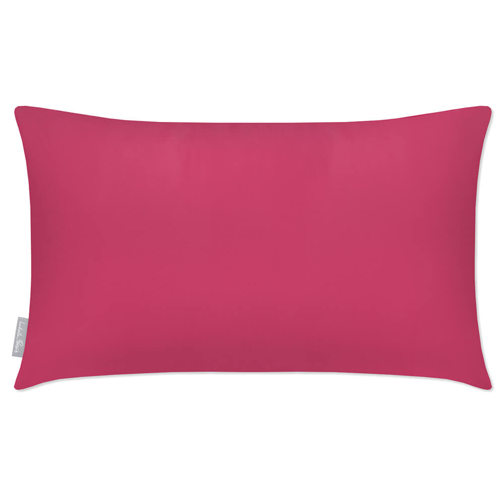Outdoor Garden Waterproof Rectangle Cushion - Signature Colours  Izabela Peters Pink 50 x 30 cm 