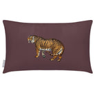 Outdoor Garden Waterproof Rectangle Cushion - Tiger - Italian Grape 50 x 30 cm by Izabela Peters