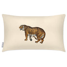 Outdoor Garden Waterproof Rectangle Cushion - Tiger - Ivory Cream 50 x 30 cm by Izabela Peters