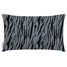 Outdoor Garden Waterproof Rectangle Cushion - Tiger Print - French Grey 50 x 30 cm by Izabela Peters