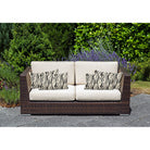 Outdoor Garden Waterproof Rectangle Cushion - Tiger Print - Ivory Cream 50 x 30 cm by Izabela Peters