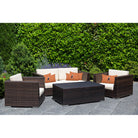 Outdoor Garden Waterproof Rectangle Cushion - Toucan - Burnt Orange 50 x 30 cm by Izabela Peters