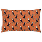 Outdoor Garden Waterproof Rectangle Cushion - Toucans - Burnt Orange 50 x 30 cm by Izabela Peters