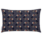 Outdoor Garden Waterproof Rectangle Cushion - Toucans - Graphite 50 x 30 cm by Izabela Peters