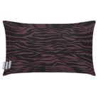 Outdoor Garden Waterproof Rectangle Cushion - Zebra Print - Italian Grape 50 x 30 cm by Izabela Peters