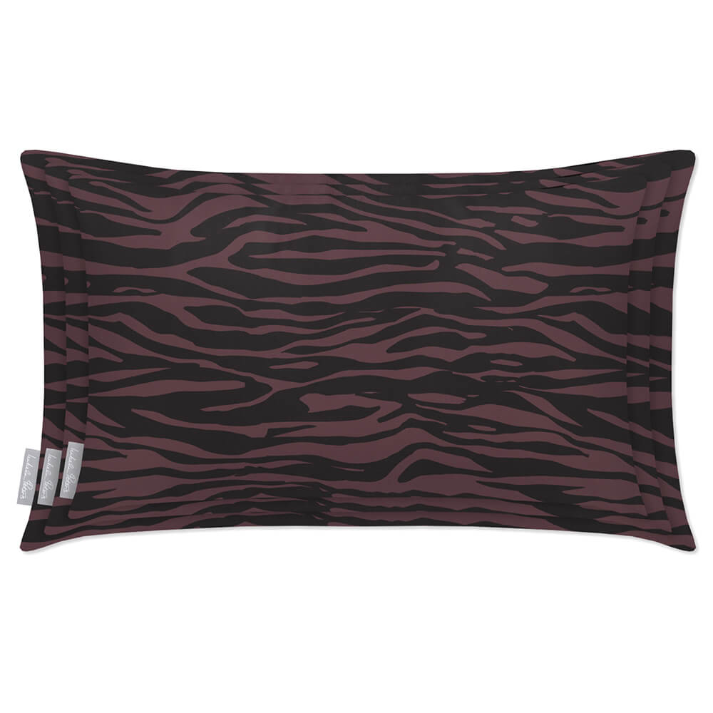 Outdoor Garden Waterproof Rectangle Cushion - Zebra Print  Izabela Peters   