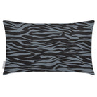 Outdoor Garden Waterproof Rectangle Cushion - Zebra Print - French Grey 50 x 30 cm by Izabela Peters