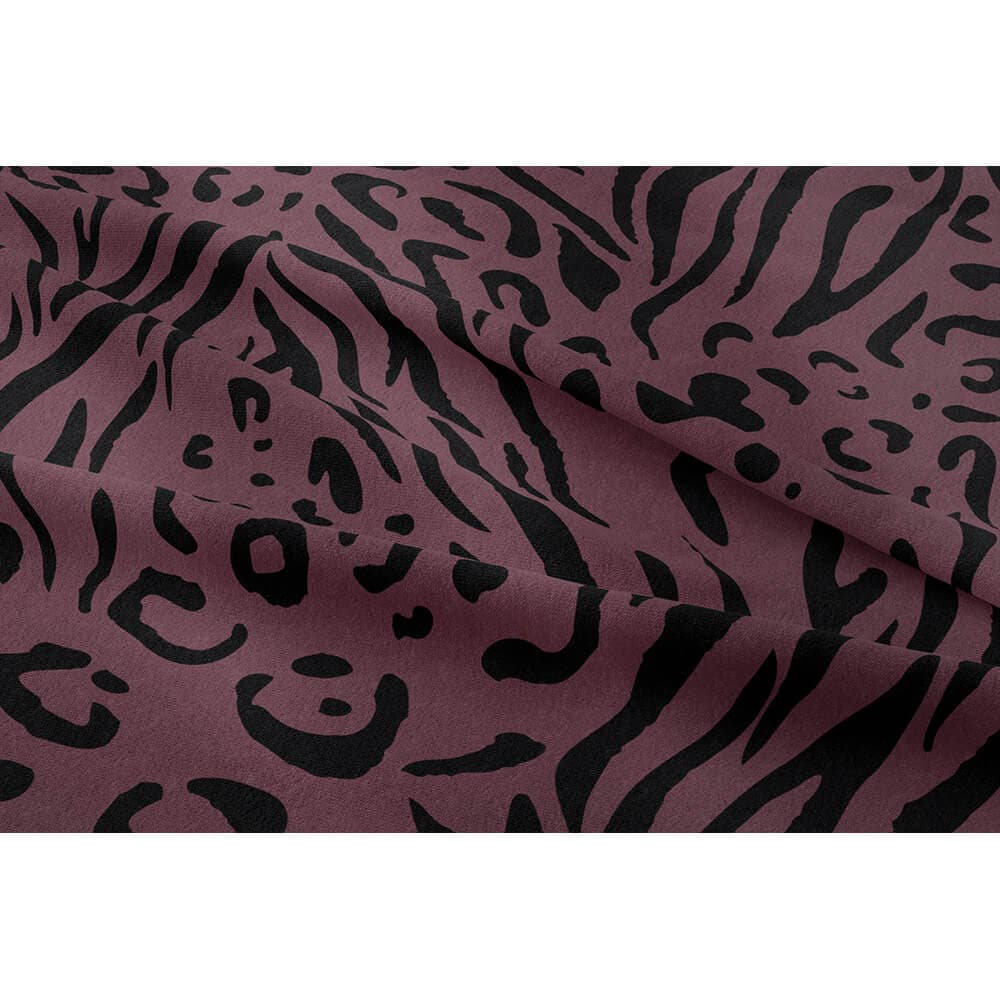 Upholstery Curtain Fabric - Luxury Eco-Friendly Velvet - Animal Fusion Print  IzabelaPeters   