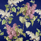 Upholstery Curtain Fabric - Luxury Eco - Friendly Velvet - Evening Garden - Midnight by Izabela Peters