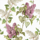 Upholstery Curtain Fabric - Luxury Eco - Friendly Velvet - Evening Garden - White by Izabela Peters