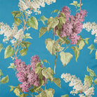 Upholstery Curtain Fabric - Luxury Eco - Friendly Velvet - Evening Garden - Prussian Blue by Izabela Peters