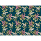 Evening Garden velvet fabric in Teal