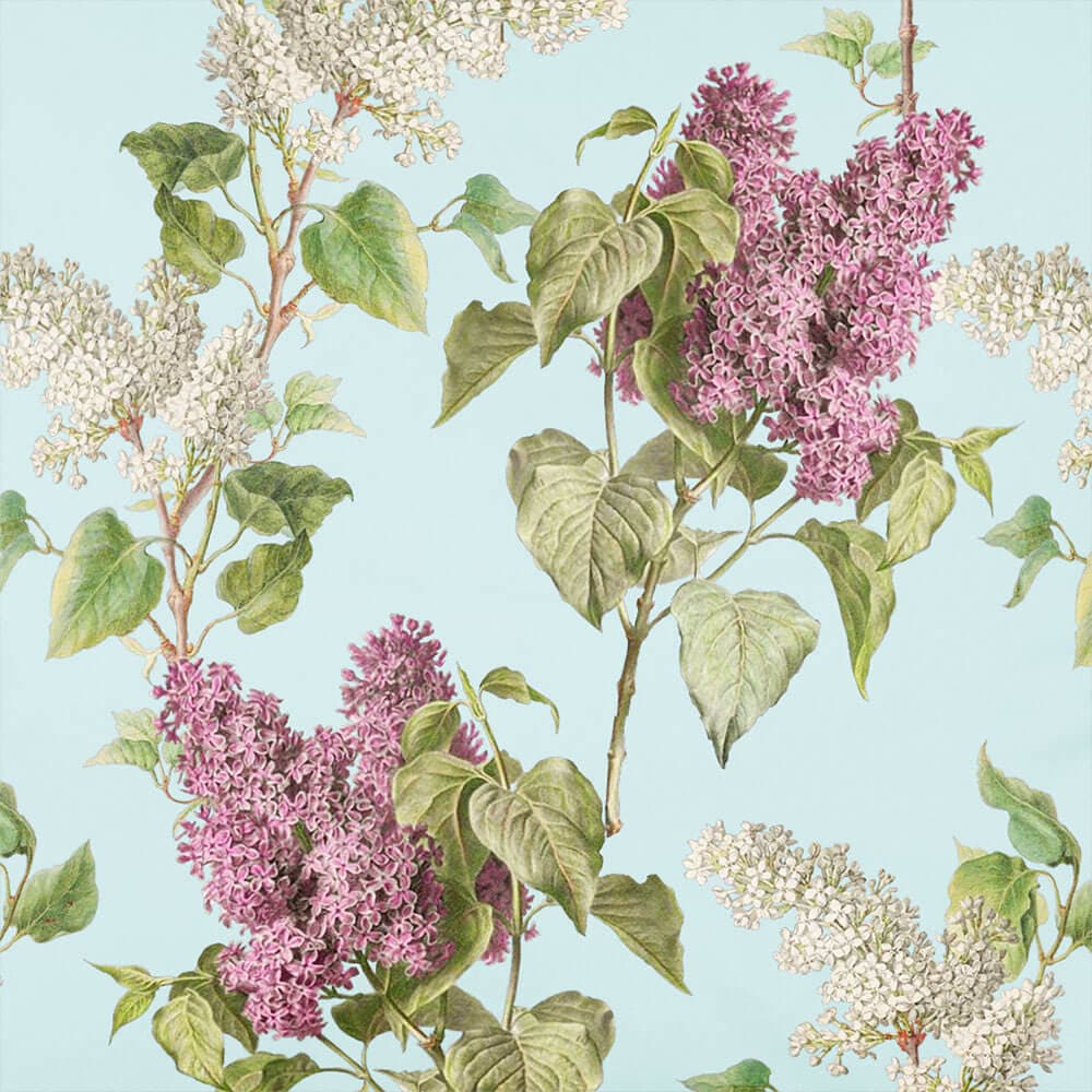 Upholstery Curtain Fabric - Luxury Eco-Friendly Velvet - Evening Garden  IzabelaPeters Duck Egg  