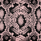 Upholstery Curtain Fabric - Luxury Eco - Friendly Velvet - Exotic Snake Print - Rosewater by Izabela Peters