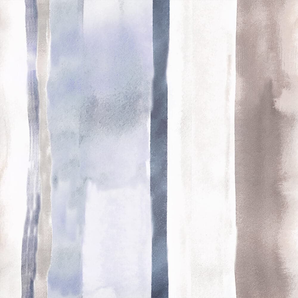 Upholstery Curtain Fabric - Luxury Eco - Friendly Velvet - Infinity Stripe - Pearwood On Snow by Izabela Peters