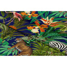 Upholstery Curtain Fabric - Luxury Eco - Friendly Velvet - Jungle Fusion - Midnight by Izabela Peters