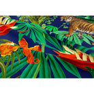 Upholstery Curtain Fabric - Luxury Eco - Friendly Velvet - Jungle Fusion - Midnight by Izabela Peters