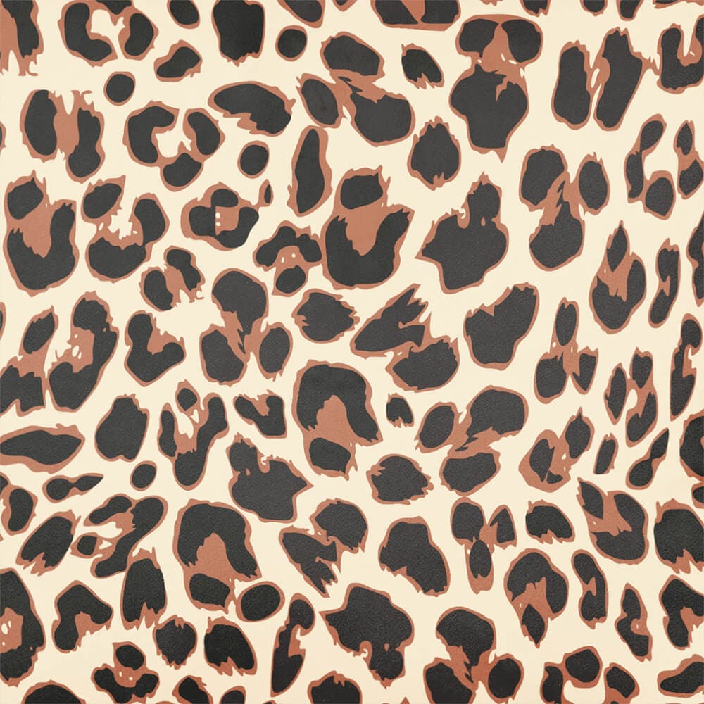 Upholstery Curtain Fabric - Luxury Eco-Friendly Velvet - Leopard Print  IzabelaPeters Cream  