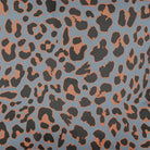 Upholstery Curtain Fabric - Luxury Eco - Friendly Velvet - Leopard Print - French Grey by Izabela Peters