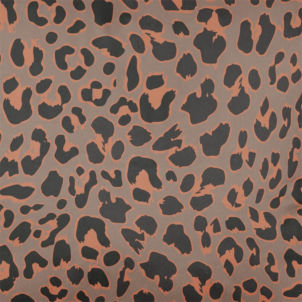 Upholstery Curtain Fabric - Luxury Eco - Friendly Velvet - Leopard Print - Dovedale Stone by Izabela Peters