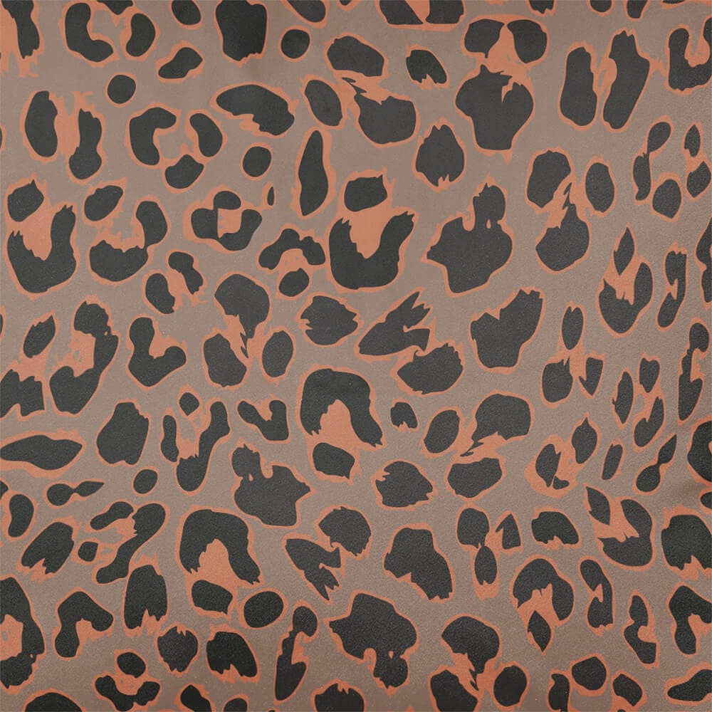 Upholstery Curtain Fabric - Luxury Eco-Friendly Velvet - Leopard Print  IzabelaPeters Dovedale Stone  