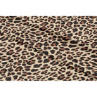 Leopard Print velvet fabric in Cream