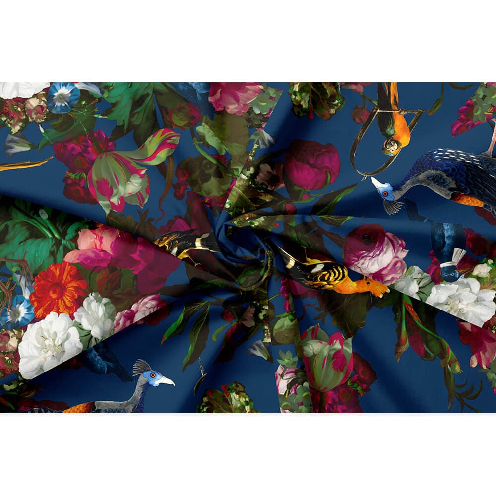 Upholstery Curtain Fabric - Luxury Eco-Friendly Velvet - Manor House Garden  IzabelaPeters   