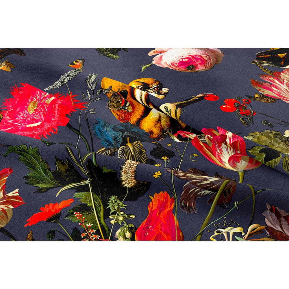 Upholstery Curtain Fabric - Luxury Eco-Friendly Velvet - Monkey Puzzle  IzabelaPeters   
