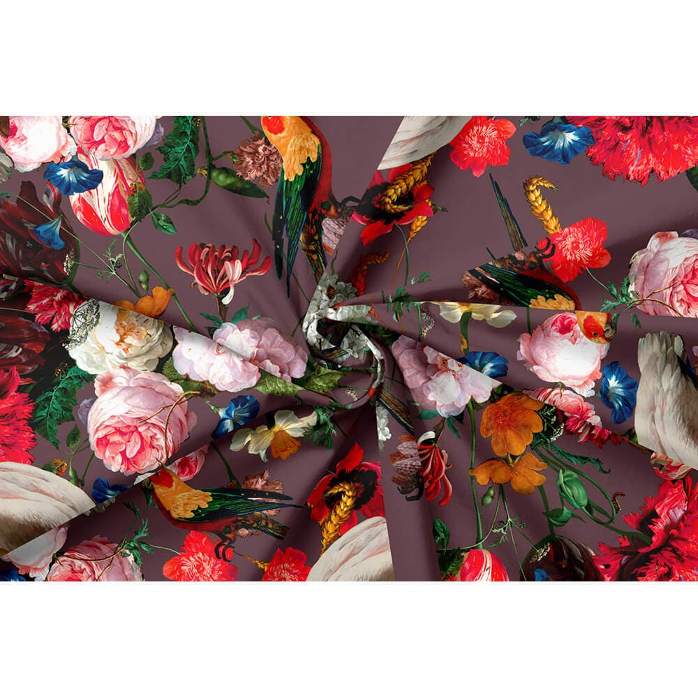 Upholstery Curtain Fabric - Luxury Eco-Friendly Velvet - Peruvian Paradise  IzabelaPeters   