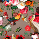 Upholstery Curtain Fabric - Luxury Eco - Friendly Velvet - Peruvian Paradise - Dovedale Stone by Izabela Peters