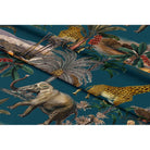 Safari Voyage velvet fabric in Teal