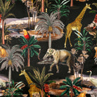 Upholstery Curtain Fabric - Luxury Eco - Friendly Velvet - Safari Voyage - Charcoal by Izabela Peters