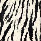Upholstery Curtain Fabric - Luxury Eco - Friendly Velvet - Tiger Print - Ivory Cream by Izabela Peters