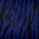 Upholstery Curtain Fabric - Luxury Eco - Friendly Velvet - Tiger Print - Midnight by Izabela Peters